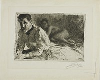 Augustus Saint-Gaudens II (Saint-Gaudens and His Model) by Anders Zorn