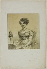 Woman Seated before a Table by Dominique-Vivant Denon