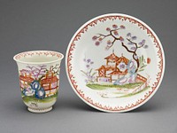Cup and Saucer by Du Paquier Porcelain Manufactory (Manufacturer)