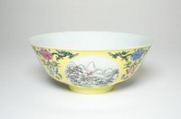 Bowl with Mountainous Landscapes