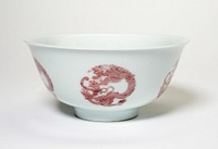 Bowl with Six Dragon Medallions