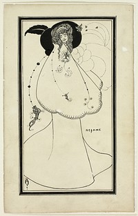 Madame Réjane by Imitator of Aubrey Vincent Beardsley