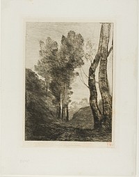 Outskirts of Rome by Jean Baptiste Camille Corot