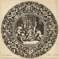 Bath of Sardanapalus by Johann Theodor de Bry