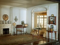 E-12: English Drawing Room of the Georgian Period, c. 1800 by Narcissa Niblack Thorne (Designer)