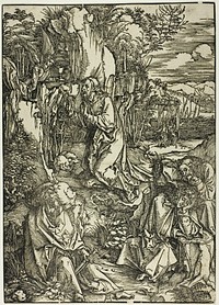 Agony in the Garden, from The Large Passion by Albrecht Dürer