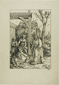 Christ Taking Leave of His Mother, from The Life of the Virgin by Albrecht Dürer
