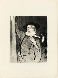 Portrait of Aristide Bruant, from Le Café-Concert by Henri de Toulouse-Lautrec