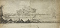View of the City and Harbor of Palermo with a View of Monte Pellegrino by Adrien Manglard
