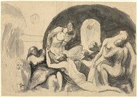 One Cycle of Hell by Circle of Henry Fuseli