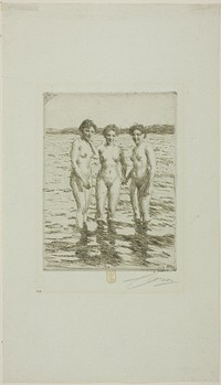 The Three Graces by Anders Zorn