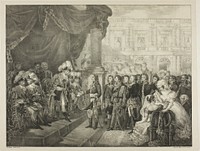 Reception by the Directory, plate 29 from The Political and Military Life of Napoleon by Louis Boulanger