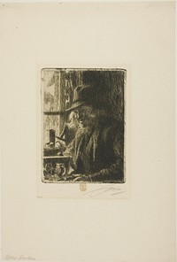 Bosl Anders, Clockmaker at Mora by Anders Zorn