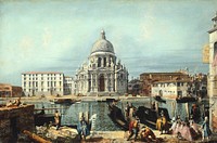 The Church of Santa Maria della Salute, Venice by Michele Giovanni Marieschi