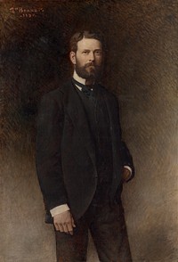 Portrait of Henry Field by Léon Joseph Florentin Bonnat