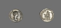 Denarius (Coin) Portraying Emperor Geta by Ancient Roman