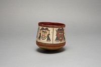 Jar with Repeating Depiction of Trophy Heads by Nazca