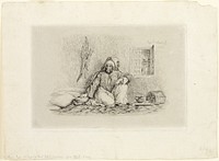 Chief Mohammed-Ben-Abou by Eugène Delacroix