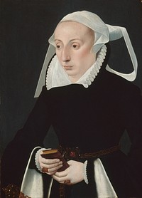 Portrait of a Woman with a Prayer Book by Bartholomaeus Bruyn, the younger