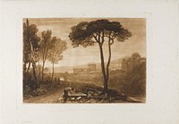 Scene in the Compagna, plate 38 from Liber Studiorum by Joseph Mallord William Turner