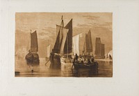 Calm, plate 44 from Liber Studiorum by Joseph Mallord William Turner