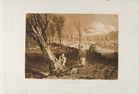 Hedging and Ditching, plate 47 from Liber Studiorum by Joseph Mallord William Turner