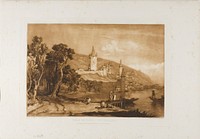 Ville de Thun, plate 59 from Liber Studiorum by Joseph Mallord William Turner