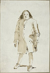 Caricature of a Man, Full Length, Facing Front by Giambattista Tiepolo