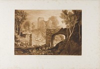 East Gate, Winchelsea, plate 67 from Liber Studiorum by Joseph Mallord William Turner