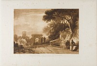 Christ and the Woman of Samaria, plate 71 from Liber Studiorum by Joseph Mallord William Turner