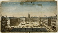 Elevation Perspective of l'Hôtel de Ville, Rennes by Philippe-Nicolas Milcent