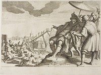 The Grand Duke Fortifies the Port of Livorno, from Life of Ferdinando I de’ Medici by Jacques Callot