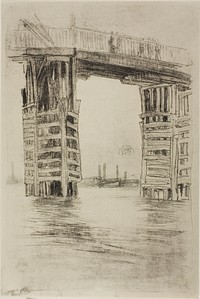 The Tall Bridge by James McNeill Whistler (Artist (copy))