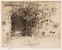 The Traghetto, No. 2 by James McNeill Whistler