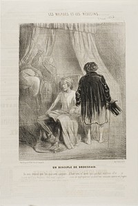 A Follower of Broussais (plate 7) by Charles Émile Jacque