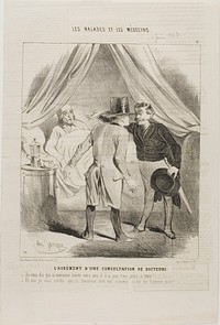 The Pleasure of a Doctors' Consultation (plate 11) by Charles Émile Jacque