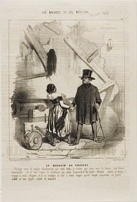 The Theatre Doctor (plate 25) by Charles Émile Jacque