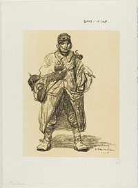 Infantryman by Théophile-Alexandre Pierre Steinlen
