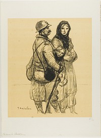 A Soldier for Pétain by Théophile-Alexandre Pierre Steinlen