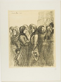 Military Allocation by Théophile-Alexandre Pierre Steinlen