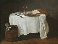 The White Tablecloth by Jean Baptiste Siméon Chardin