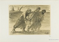Three Comrades by Théophile-Alexandre Pierre Steinlen