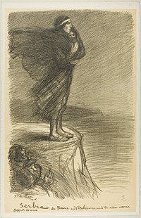 Serbia: Sister Anne, plate twenty from Actualités by Théophile-Alexandre Pierre Steinlen