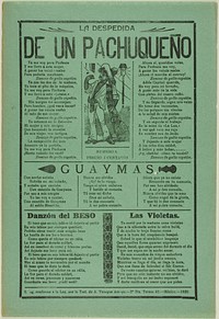 The Farewell of a Man From Pachuca by José Guadalupe Posada