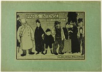 Cover for Paris Intense by Félix Edouard Vallotton