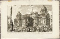View of the Rear Entrance of the Basilica of S. Maria Maggiore, from Views of Rome by Giovanni Battista Piranesi