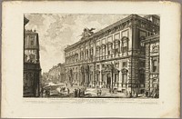 View of the Palazzo della Consulta on the Quirinal housing the Papal Secretariat, from Views of Rome by Giovanni Battista Piranesi
