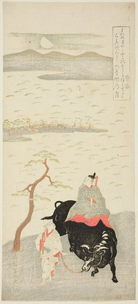 The Poet Sugawara Michizane by Kitao Shigemasa
