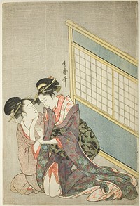 Double Pillow by Kitagawa Utamaro