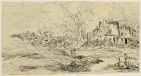 Country Landscape by Rodolphe Bresdin